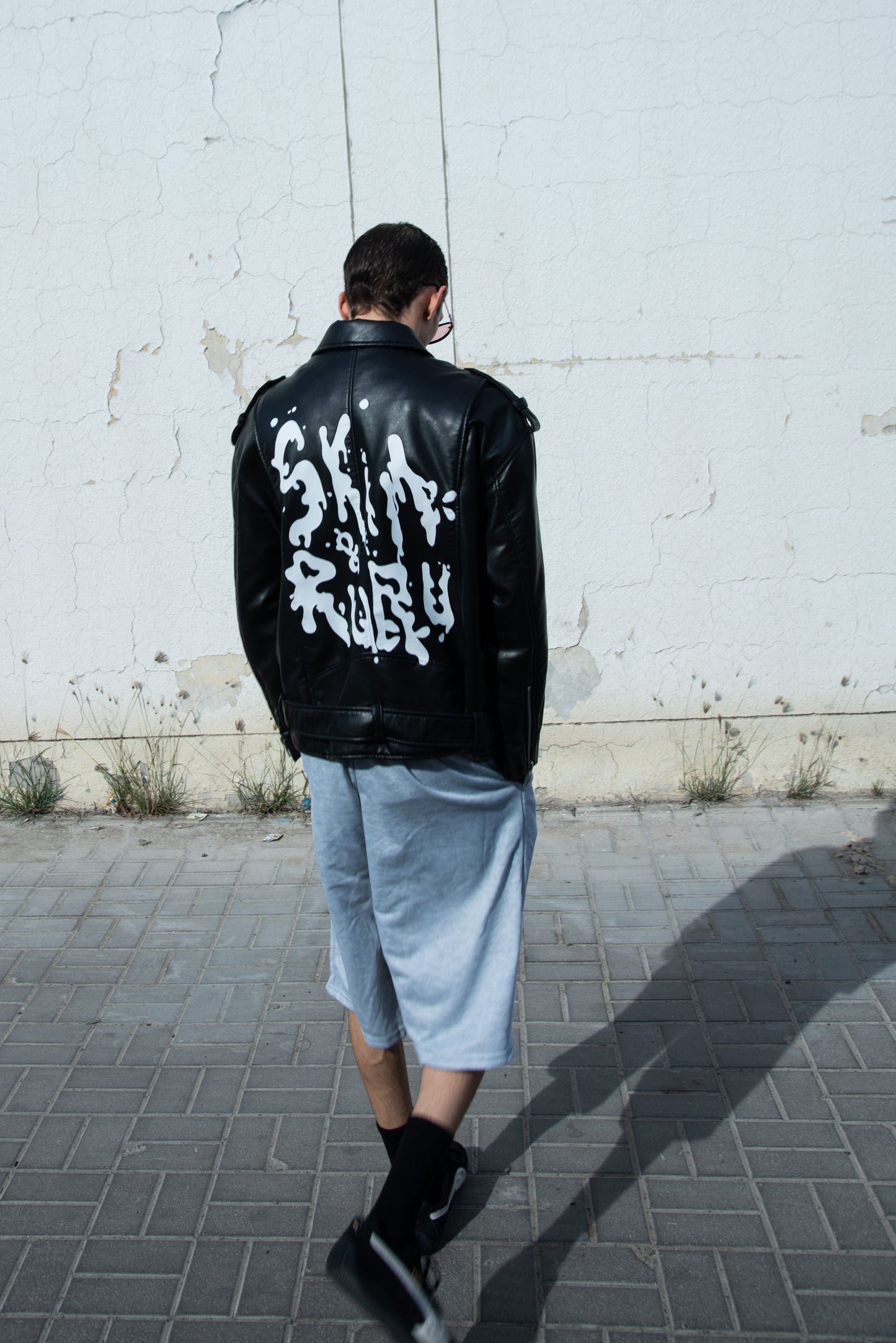 Ride or Die Branded Pleather Jacket