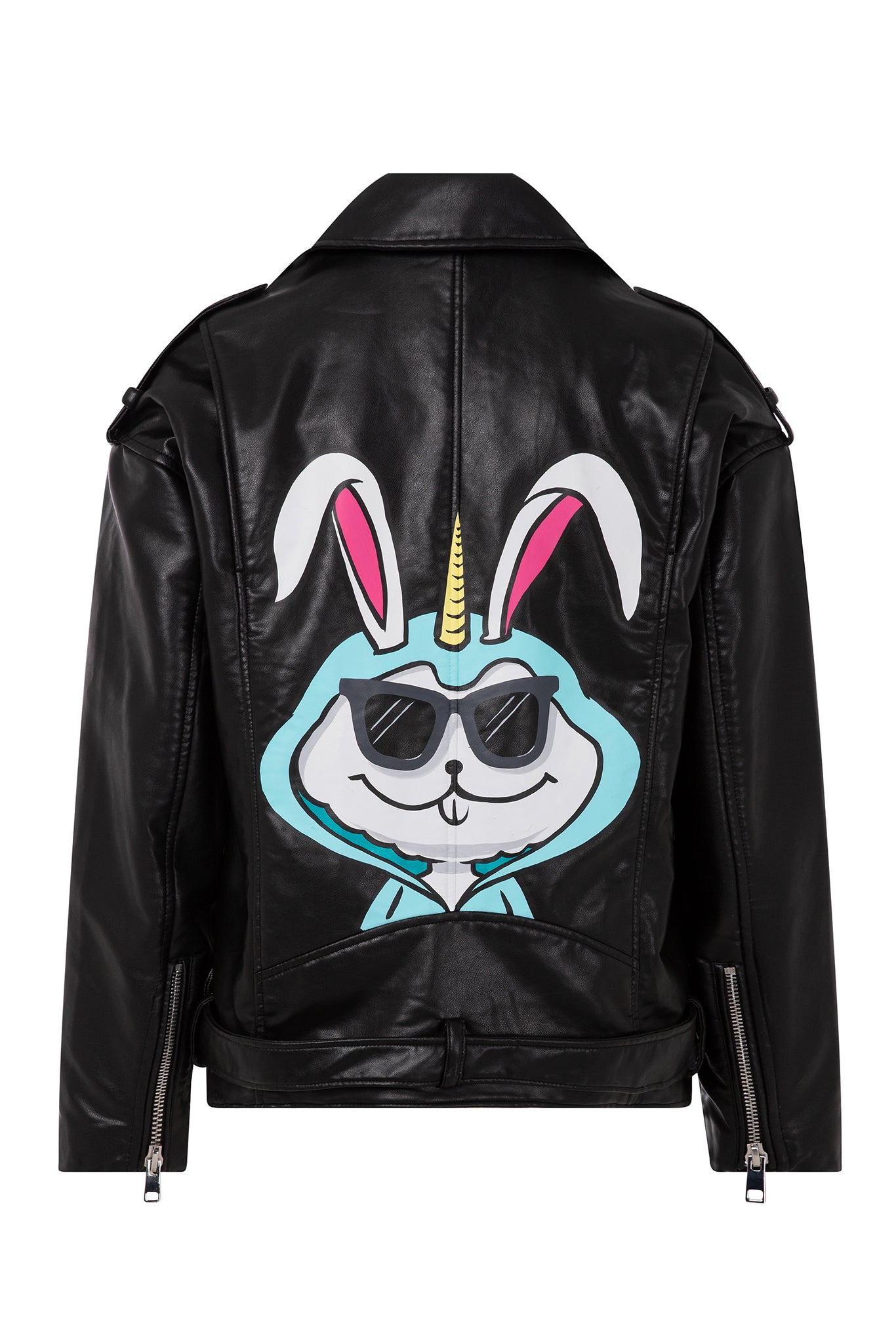 Ride or Die Bunny Pleather Jacket