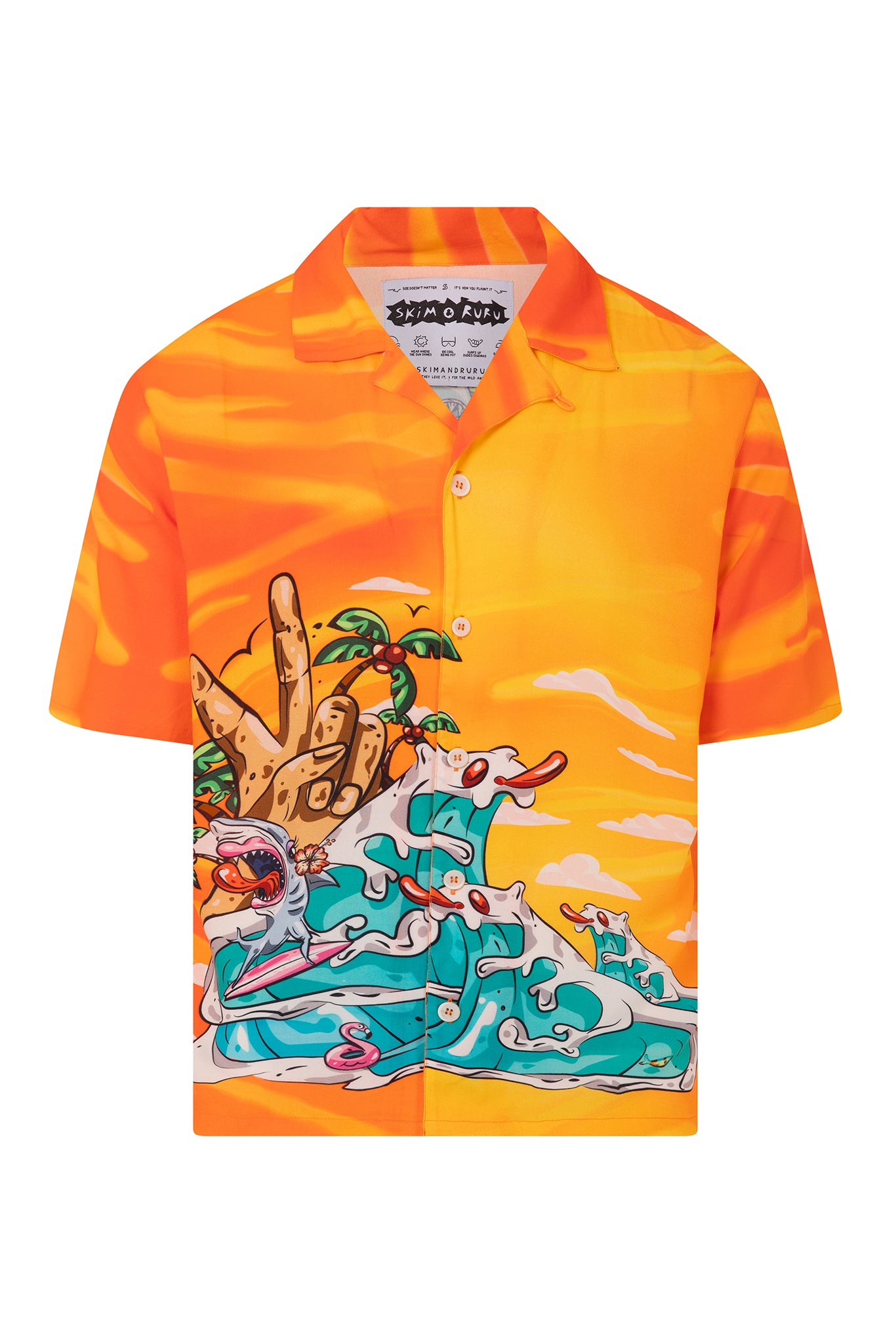 Orange Haze Hawaiian Shirt