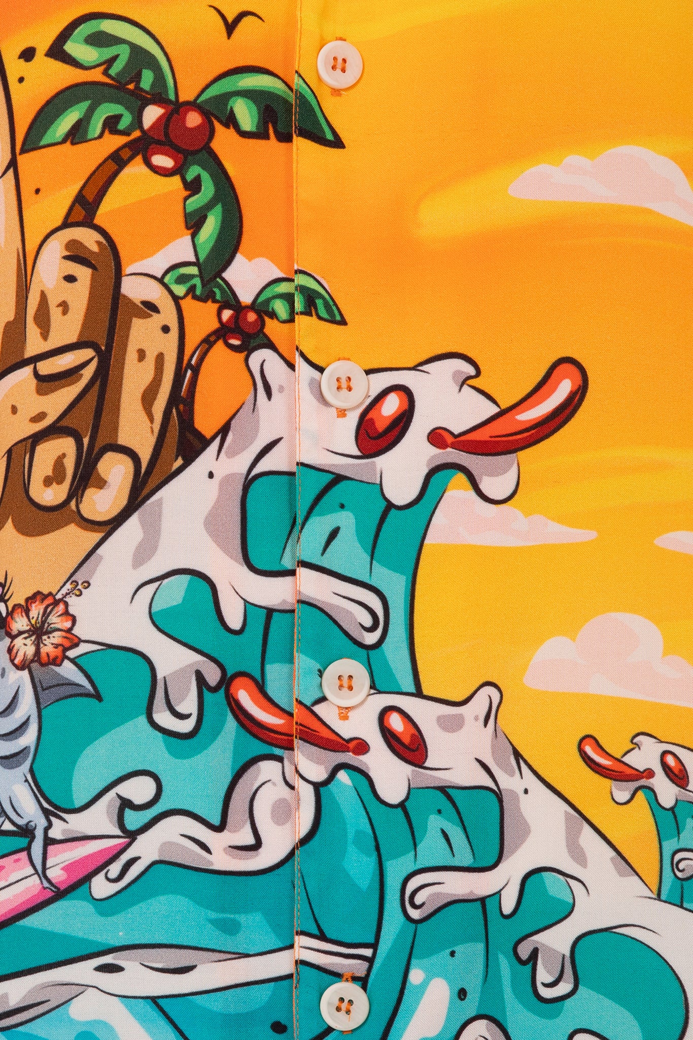 Orange Haze Hawaiian Shirt