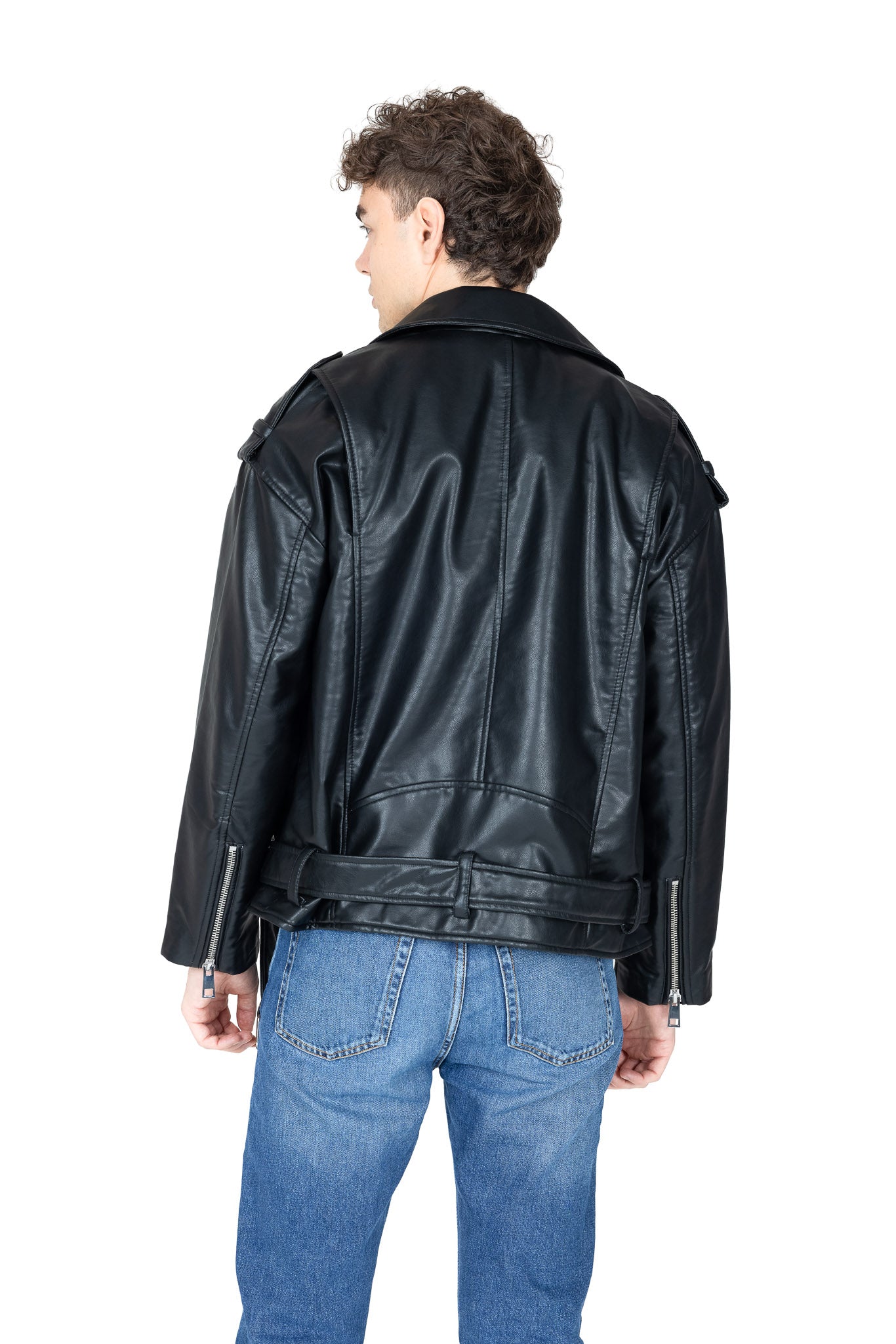 Ride or Die Demon on the Chest Pleather Jacket