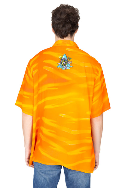 Orange Haze Hawaiian Shirt