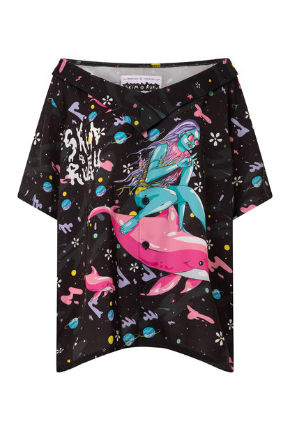 Daphne the Off-shoulder Dolphin Surfer 2.0