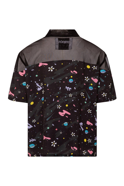 Mesh Tipped Dolphin Surfer Shirt