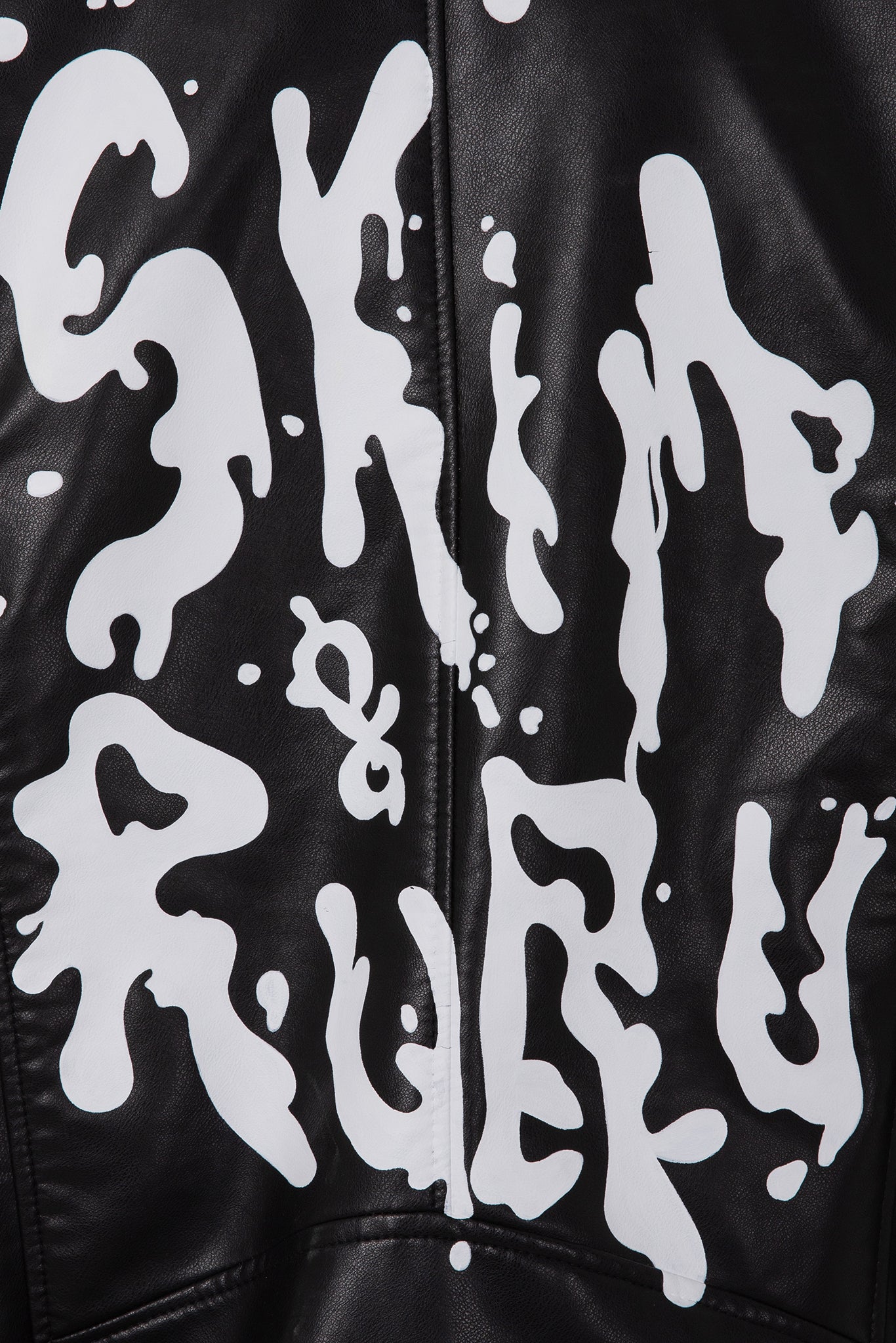 Ride or Die Branded Pleather Jacket