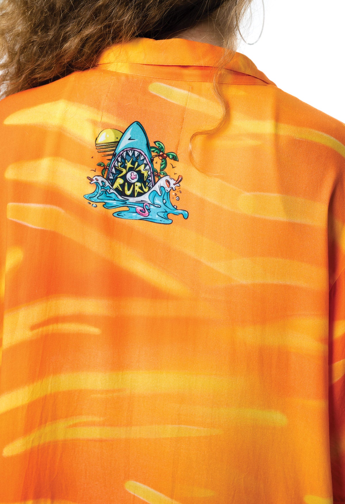 Orange Haze Hawiian Shirt